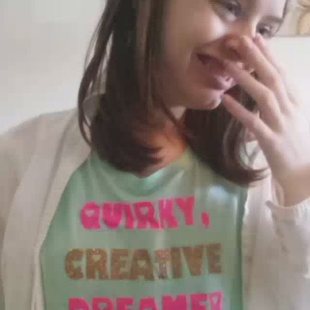 Quirky shirt muscle tank: mint green QUIRKY. CREATIVE. DREAMER